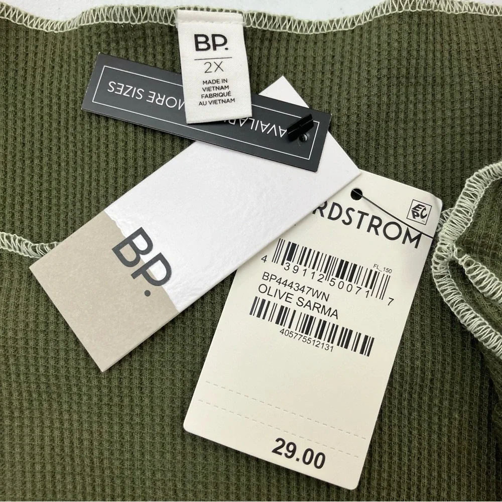 BP. Waffle Knit Cropped Top